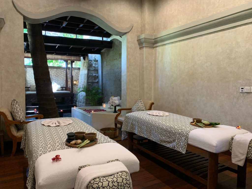 The spa suite at Bali Mandira. Photo: Coconuts Media